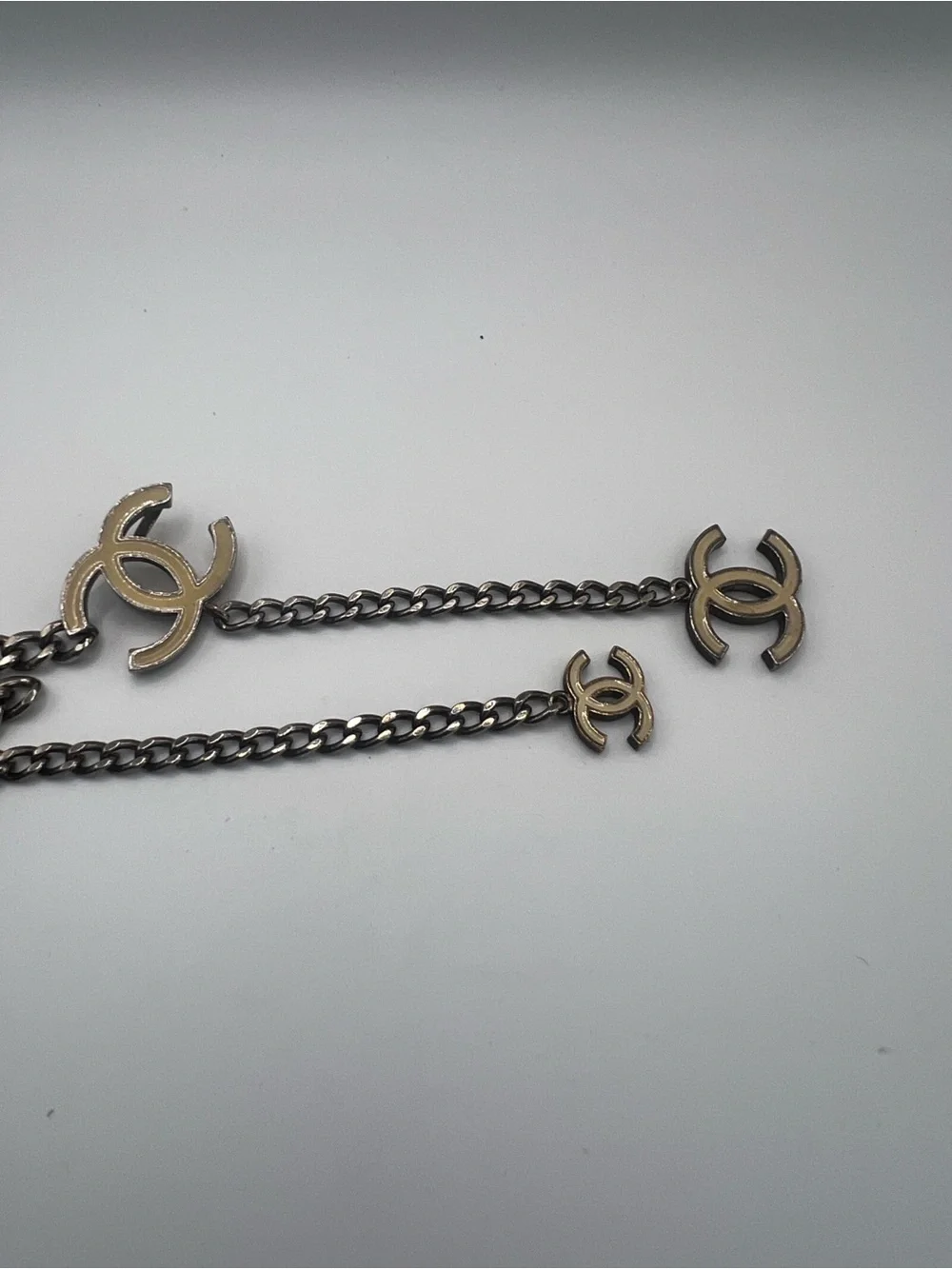 CHANEL authentic silver